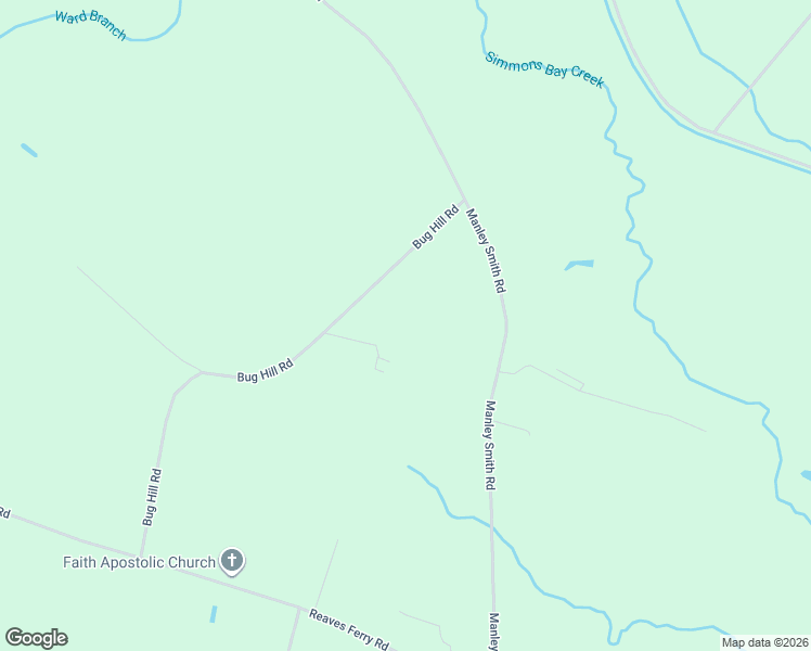 map of restaurants, bars, coffee shops, grocery stores, and more near 854 Bug Hill Road in Nakina