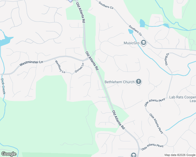 map of restaurants, bars, coffee shops, grocery stores, and more near 5285 Winflow Way in Suwanee
