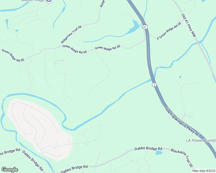map of restaurants, bars, coffee shops, grocery stores, and more near 27 Retreat Ridge Southeast in Cartersville