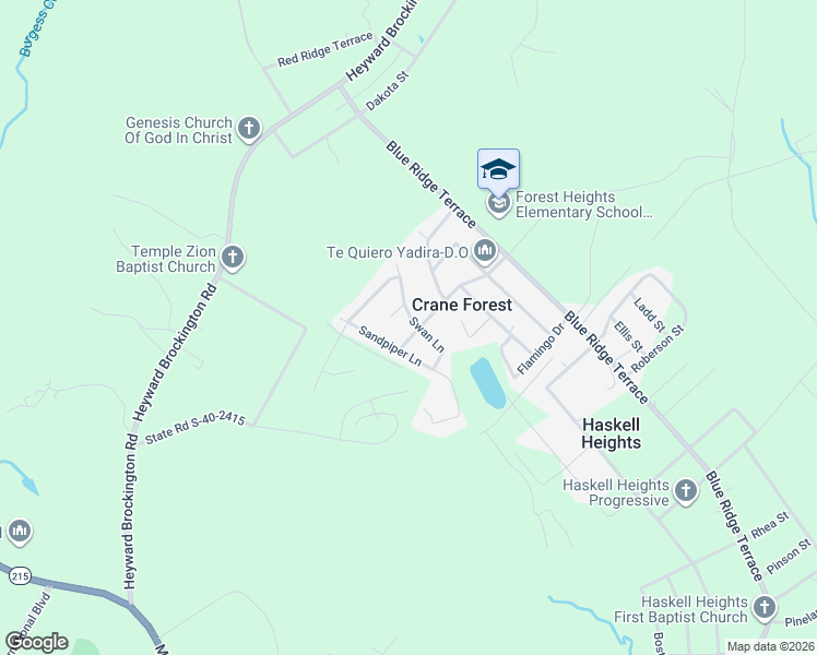 map of restaurants, bars, coffee shops, grocery stores, and more near 1001 Swan Lane in Columbia