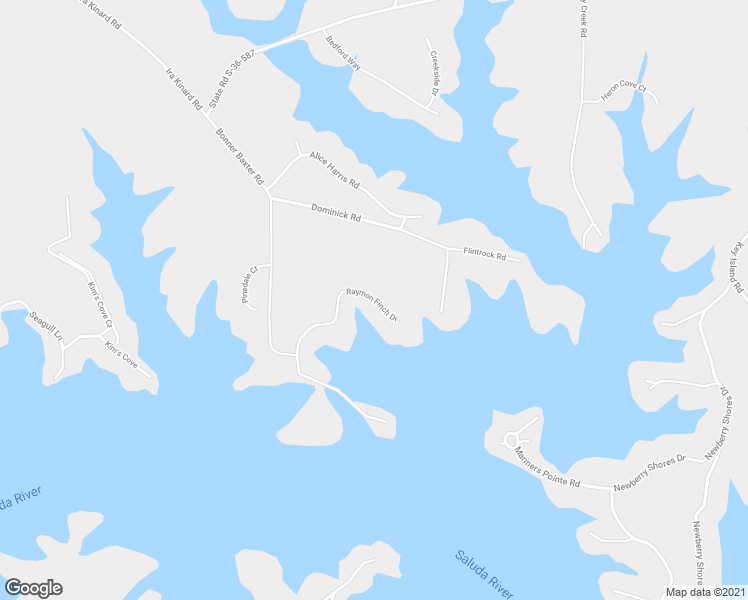map of restaurants, bars, coffee shops, grocery stores, and more near 196 Raymon Finch Drive in Prosperity