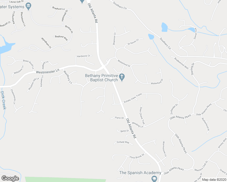 map of restaurants, bars, coffee shops, grocery stores, and more near 5285 Winflow Way in Suwanee