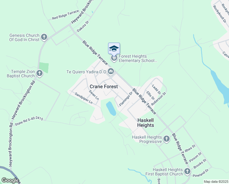 map of restaurants, bars, coffee shops, grocery stores, and more near Pelican Drive in Columbia