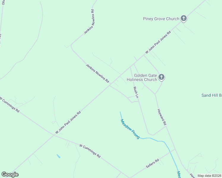 map of restaurants, bars, coffee shops, grocery stores, and more near 3082-3086 West John Paul Jones Road in Effingham