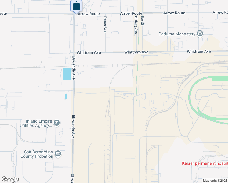 map of restaurants, bars, coffee shops, grocery stores, and more near 13120 Napa Street in Fontana