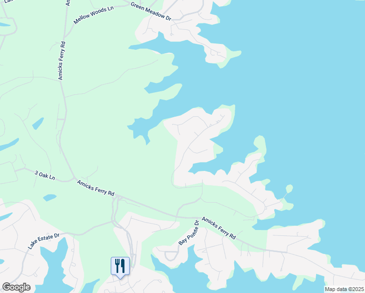 map of restaurants, bars, coffee shops, grocery stores, and more near 205 Edgewood Drive in Chapin