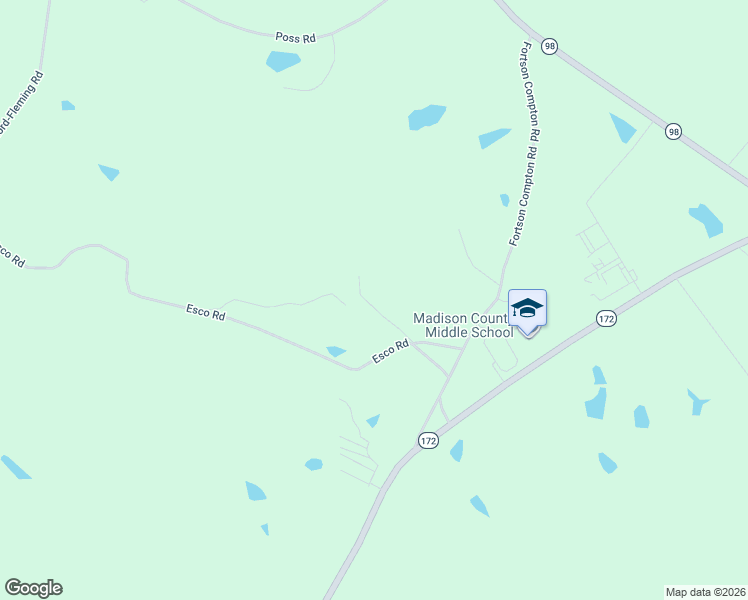 map of restaurants, bars, coffee shops, grocery stores, and more near 112 Esco Road in Comer