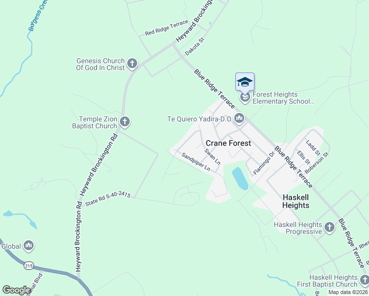 map of restaurants, bars, coffee shops, grocery stores, and more near 1005 Birchwood Drive in Columbia