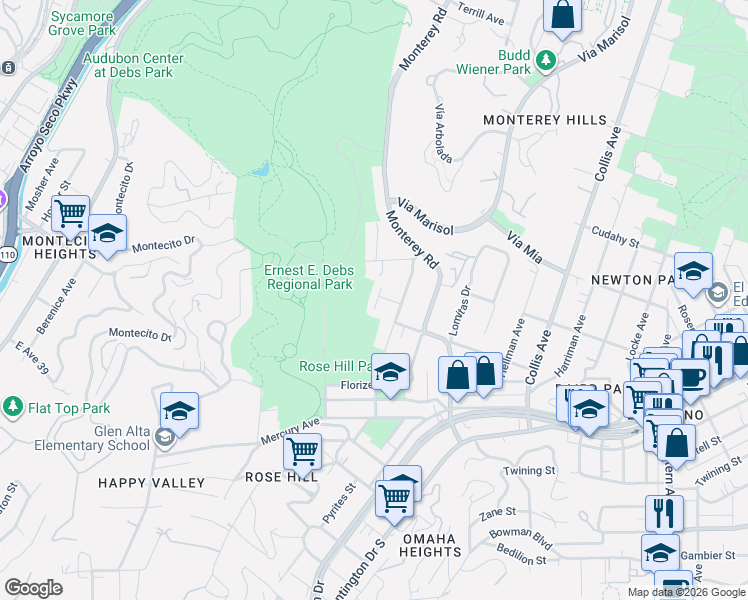map of restaurants, bars, coffee shops, grocery stores, and more near 3731 Hawley Avenue in Los Angeles
