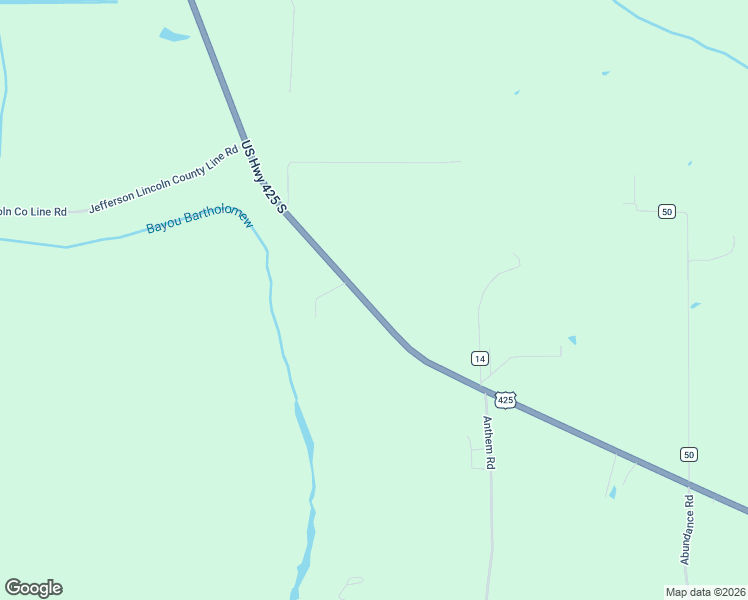 map of restaurants, bars, coffee shops, grocery stores, and more near 5241 U.S. 425 in Pine Bluff