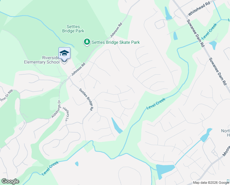 map of restaurants, bars, coffee shops, grocery stores, and more near 455 Running Fawn Drive in Suwanee
