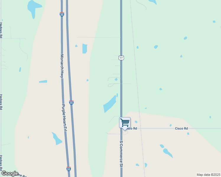 map of restaurants, bars, coffee shops, grocery stores, and more near 1459 U.S. 77 in Ardmore