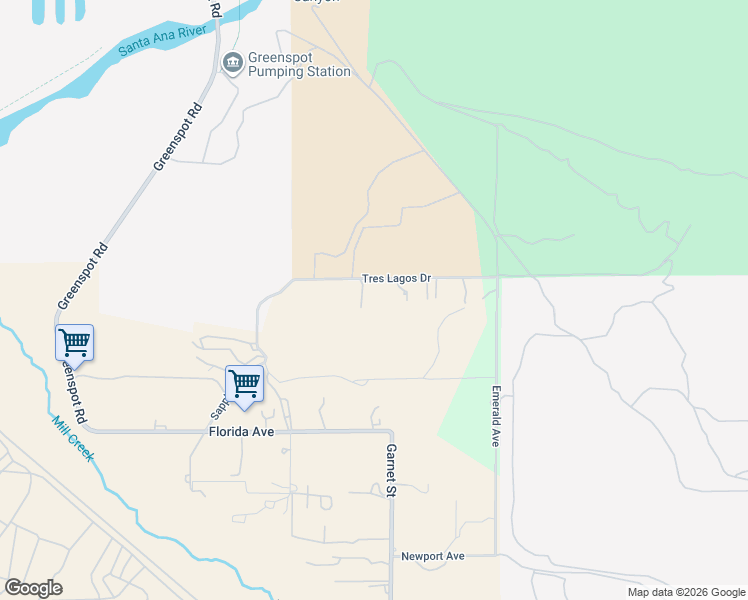 map of restaurants, bars, coffee shops, grocery stores, and more near 32265 Sapphire Street in Mentone