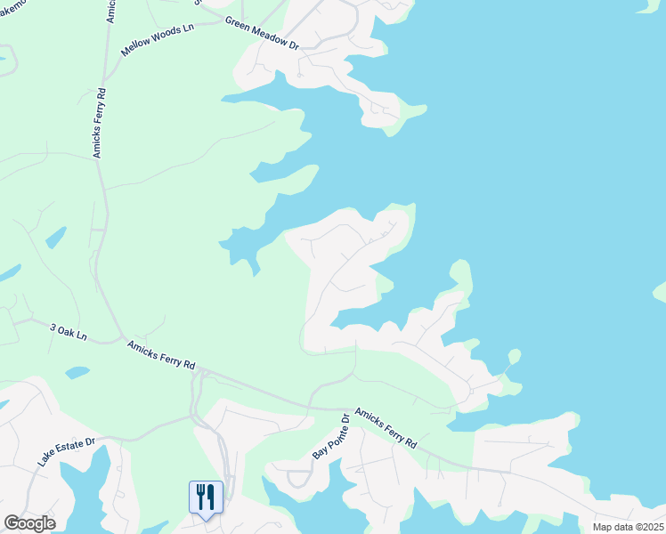 map of restaurants, bars, coffee shops, grocery stores, and more near 205 Edgewood Drive in Chapin