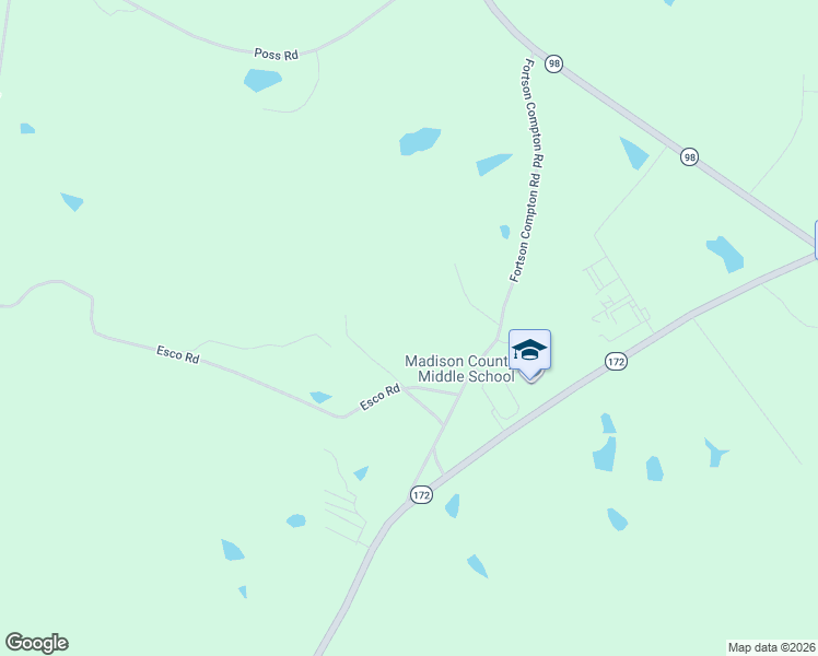 map of restaurants, bars, coffee shops, grocery stores, and more near 112 Esco Road in Comer