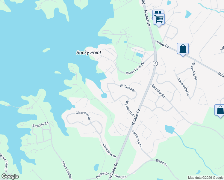 map of restaurants, bars, coffee shops, grocery stores, and more near 602 Sail Point Court in Columbia