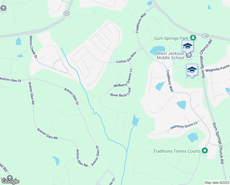 map of restaurants, bars, coffee shops, grocery stores, and more near 768 High Falls Court in Jefferson