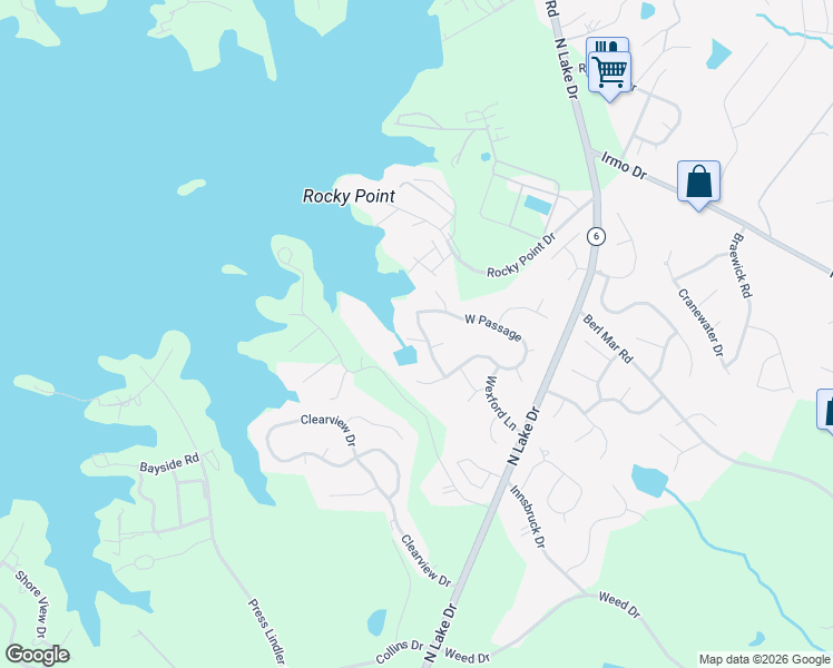 map of restaurants, bars, coffee shops, grocery stores, and more near 602 Sail Point Court in Columbia