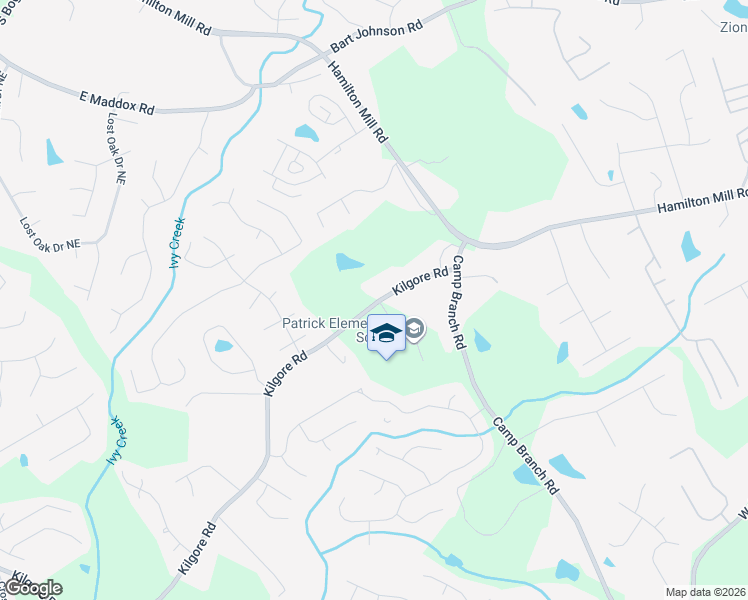 map of restaurants, bars, coffee shops, grocery stores, and more near 2680 Kilgore Road in Buford