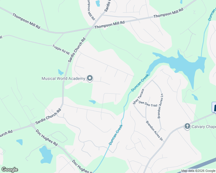 map of restaurants, bars, coffee shops, grocery stores, and more near 3970 Lenox Park Drive in Buford