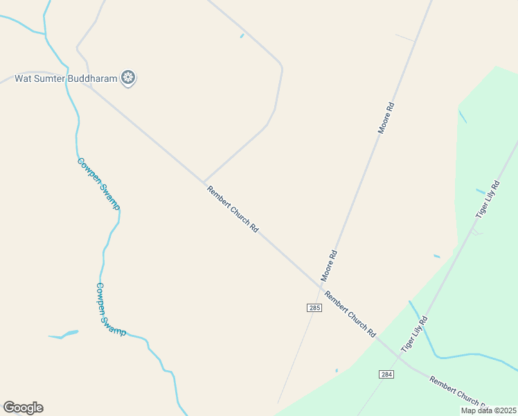 map of restaurants, bars, coffee shops, grocery stores, and more near 735 Rembert Church Road in Sumter