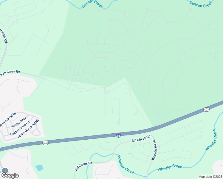 map of restaurants, bars, coffee shops, grocery stores, and more near 5617 Cabernet Lane in Braselton