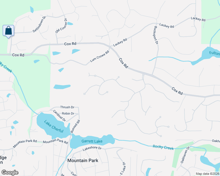 map of restaurants, bars, coffee shops, grocery stores, and more near 155 Sherwood Pass in Roswell