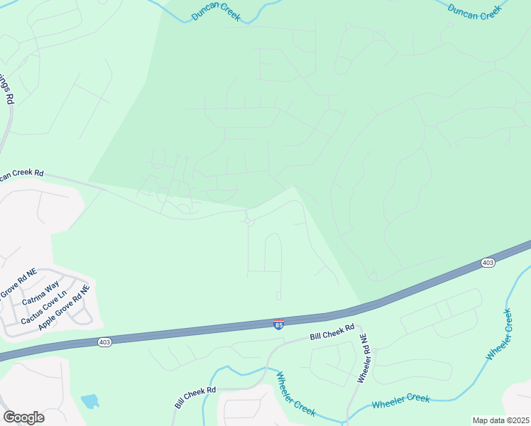 map of restaurants, bars, coffee shops, grocery stores, and more near 2314 Grape Vine Way in Braselton