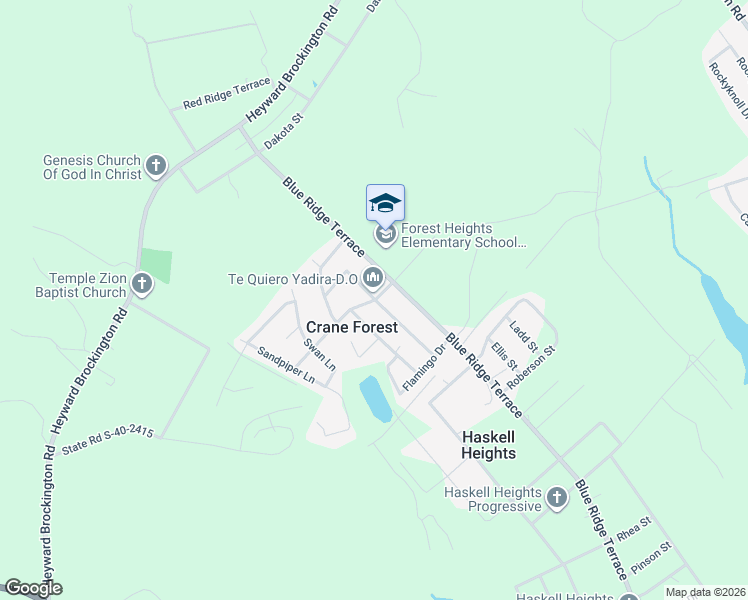 map of restaurants, bars, coffee shops, grocery stores, and more near 2501 Sea Gull Lane in Columbia