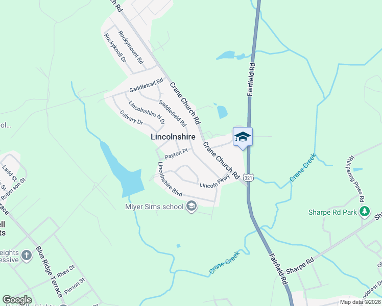 map of restaurants, bars, coffee shops, grocery stores, and more near in Richland County