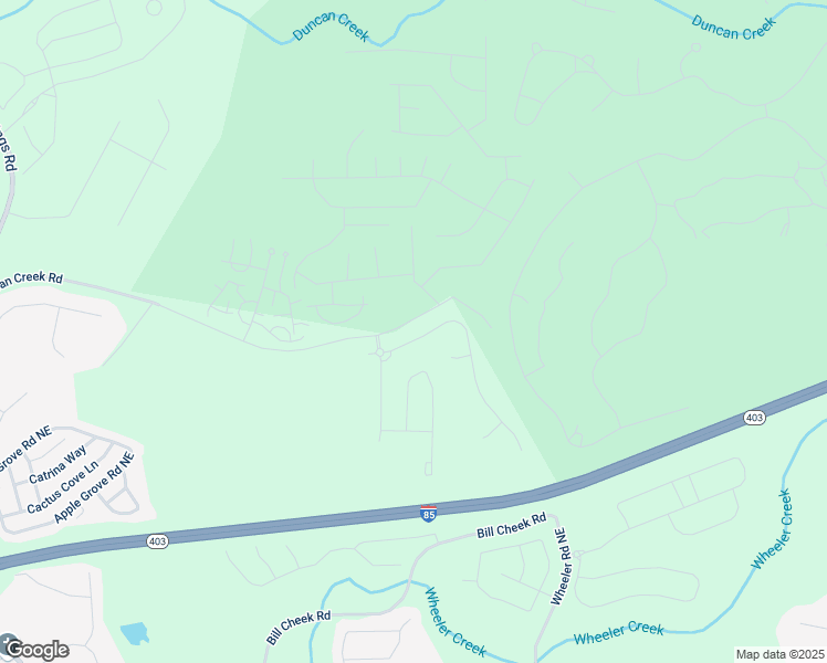 map of restaurants, bars, coffee shops, grocery stores, and more near 5647 Cabernet Lane in Braselton