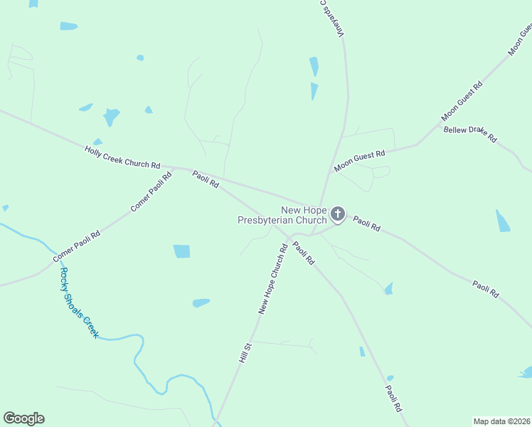 map of restaurants, bars, coffee shops, grocery stores, and more near 5614 Paoli Road in Comer