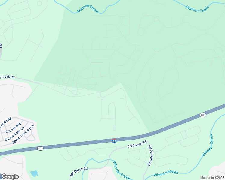 map of restaurants, bars, coffee shops, grocery stores, and more near 5677 Cabernet Lane in Braselton