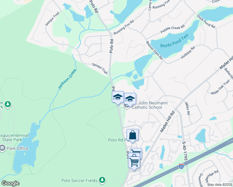 map of restaurants, bars, coffee shops, grocery stores, and more near 101 Saddle Chase Lane in Columbia