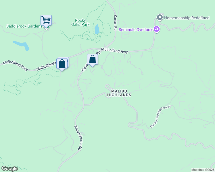 map of restaurants, bars, coffee shops, grocery stores, and more near 650 Latigo Canyon Road in Malibu