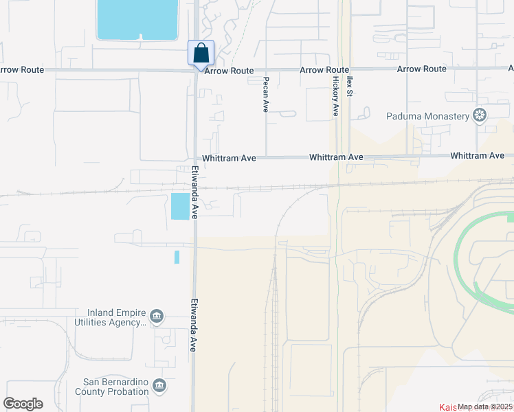 map of restaurants, bars, coffee shops, grocery stores, and more near 8939 Etiwanda Avenue in Rancho Cucamonga