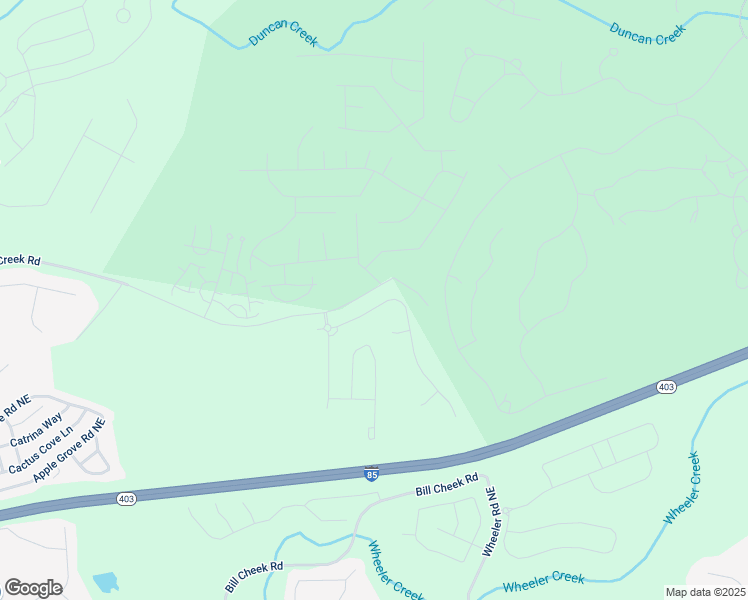 map of restaurants, bars, coffee shops, grocery stores, and more near 5687 Cabernet Lane in Braselton