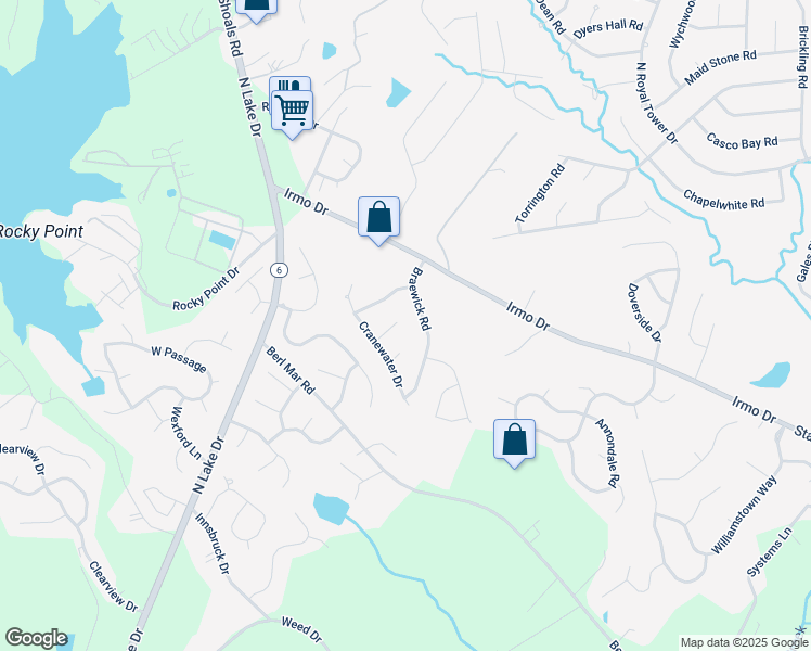 map of restaurants, bars, coffee shops, grocery stores, and more near 418 Cranewater Court in Columbia