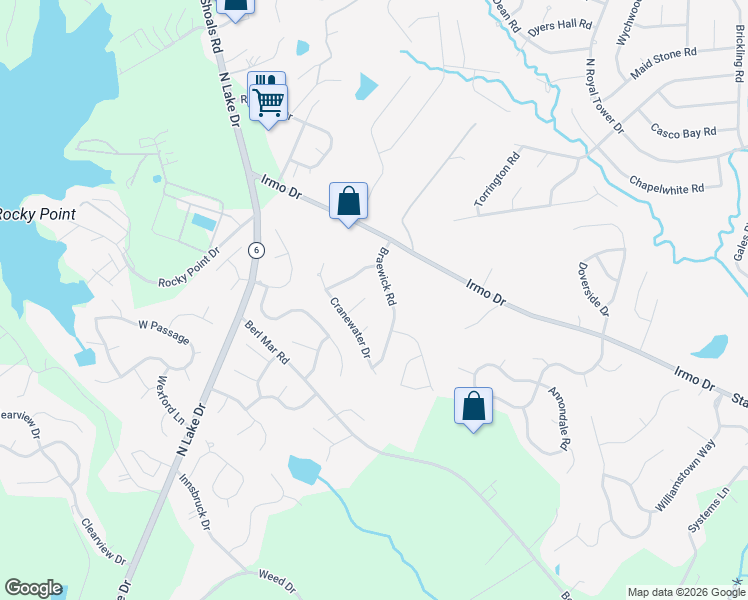 map of restaurants, bars, coffee shops, grocery stores, and more near 418 Cranewater Court in Columbia