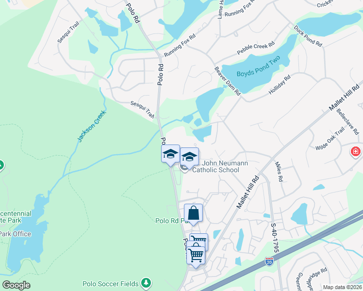 map of restaurants, bars, coffee shops, grocery stores, and more near 133 Saddle Chase Lane in Columbia