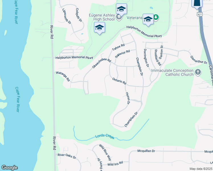 map of restaurants, bars, coffee shops, grocery stores, and more near 7635 Vancouver Court in Wilmington