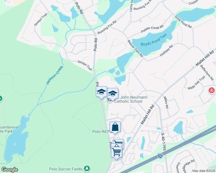 map of restaurants, bars, coffee shops, grocery stores, and more near 133 Saddle Chase Lane in Columbia