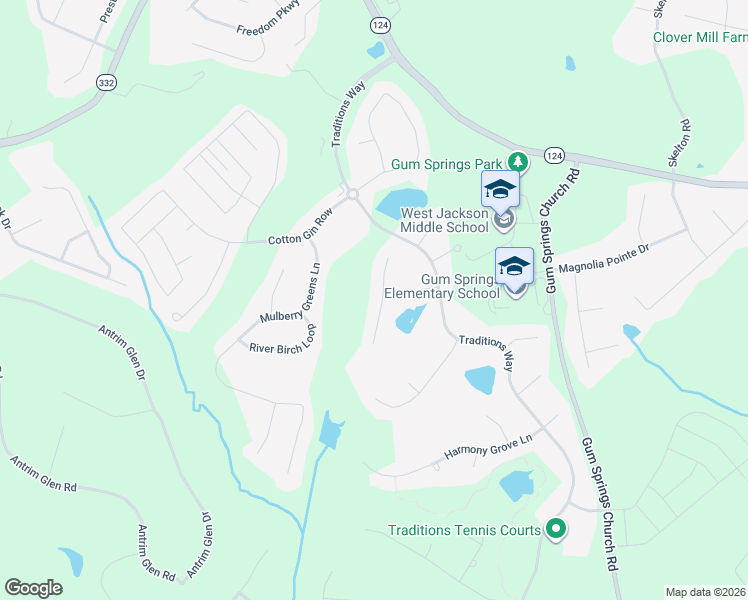 map of restaurants, bars, coffee shops, grocery stores, and more near 812 Low Falls Court in Jefferson