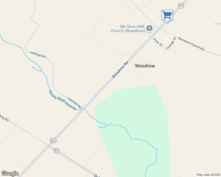 map of restaurants, bars, coffee shops, grocery stores, and more near Seegars Gin Road in Lee County