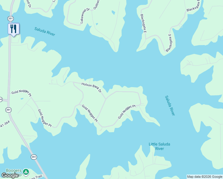 map of restaurants, bars, coffee shops, grocery stores, and more near 1012 Gold Nugget Point in Prosperity