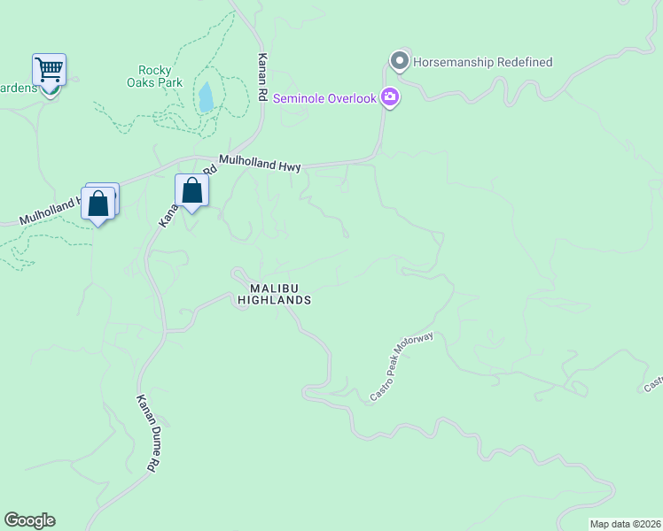 map of restaurants, bars, coffee shops, grocery stores, and more near 31341 Birdella Road in Malibu