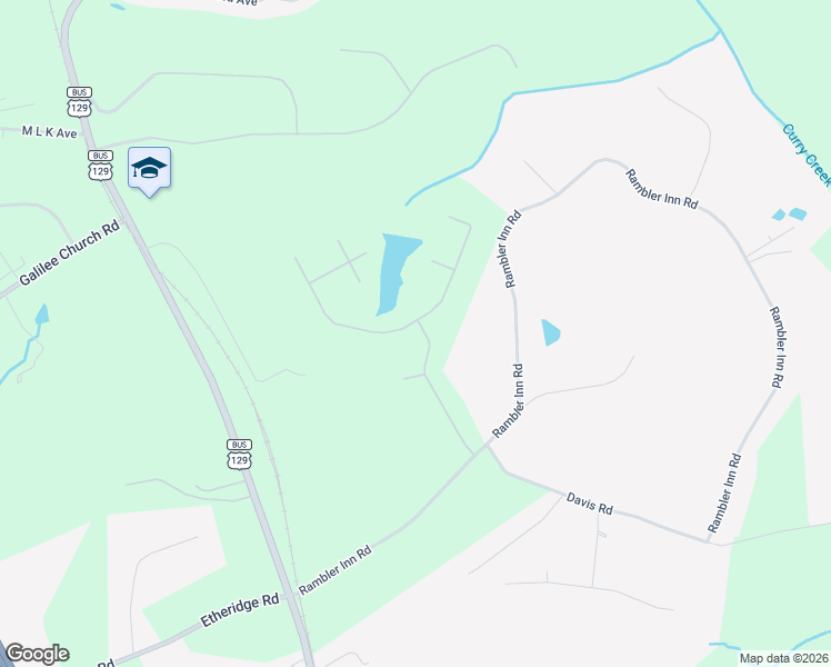map of restaurants, bars, coffee shops, grocery stores, and more near 309 Sterling Lake Way in Jefferson