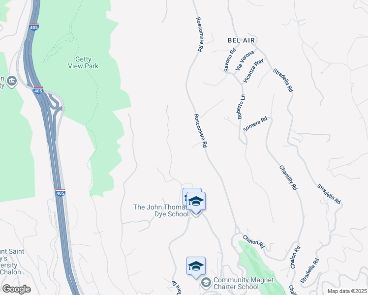 map of restaurants, bars, coffee shops, grocery stores, and more near 11037 Anzio Road in Los Angeles