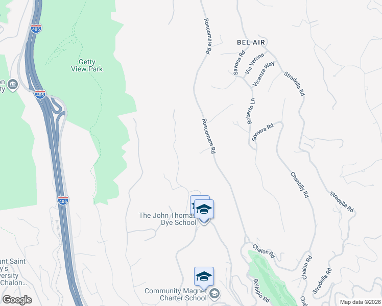 map of restaurants, bars, coffee shops, grocery stores, and more near 11026 Anzio Road in Los Angeles