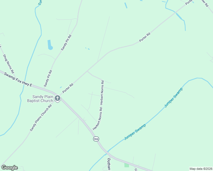 map of restaurants, bars, coffee shops, grocery stores, and more near 436 Herbert Norris Road in Tabor City